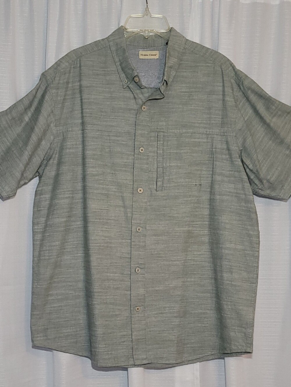 Hobbs Creek Men's button-up short sleeve shirt